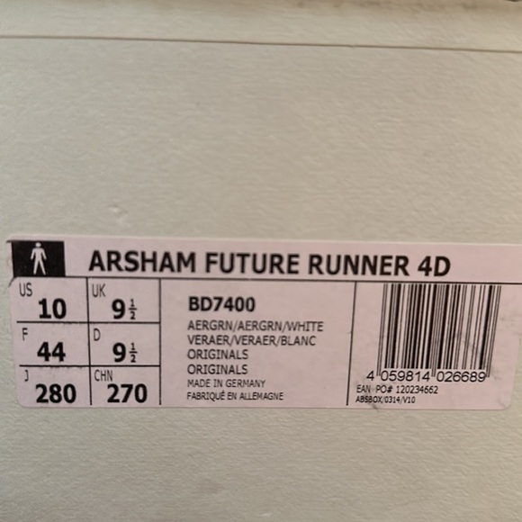 Adidas-The Daniel Arsham Futurecraft 4D Sneakers - Picture 16 of 16